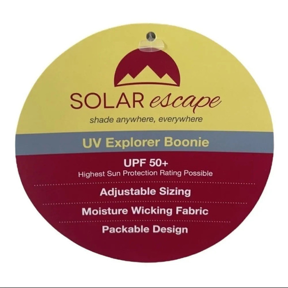 Solar Escape UV Explorer Beige Unisex Boonie Hat - Picture 8 of 12